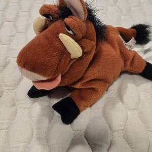 Cuddly Brown and Black Stuffed Animal